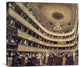"Auditorium Of The Old Burgtheater 1888" Canvas Giclee by Gustav Klimt, 22"x20"