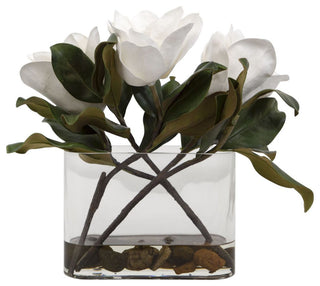 Uttermost Middleton Magnolia Flower Centerpiece