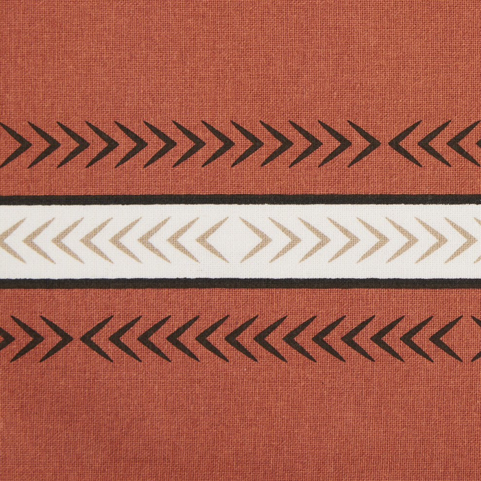 DII Asst Clay Aztec Print Pillow Cover, Set of 4