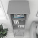 Bush Furniture Salinas Tall Narrow Bookcase Cabinet