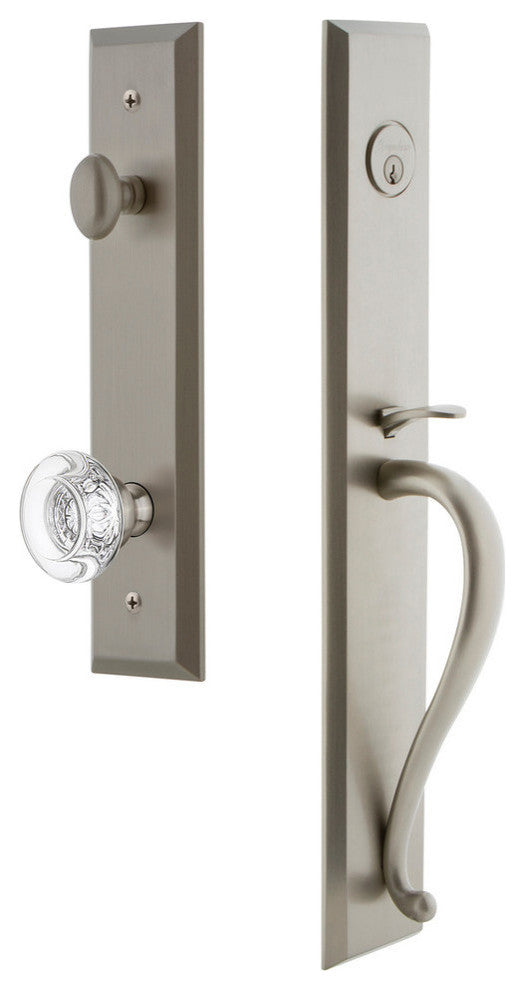 Fifth Avenue 1-Piece Dummy Handleset, S Grip and Bordeaux Knob, 849328