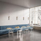 Spero Pendant, White, Tan Leather, Incandescent