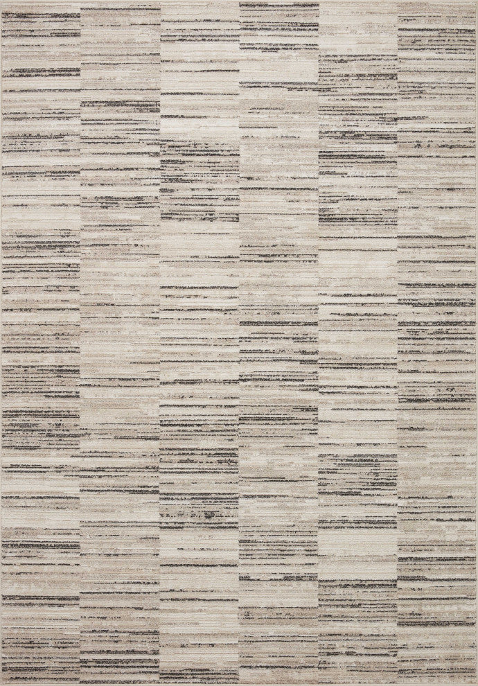 Loloi II Darby Charcoal / Sand 2''-7" x 12''-0" Runner Rug