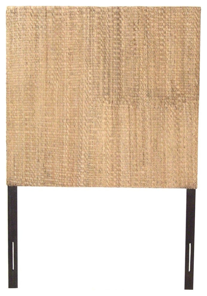 Grass Weave Headboard, Natural, Queen