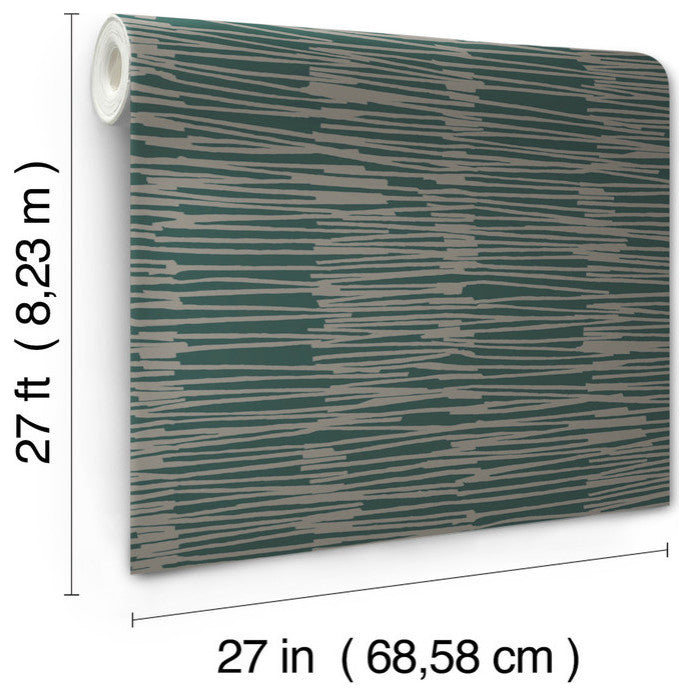 Water Reed Thatch Wallpaper