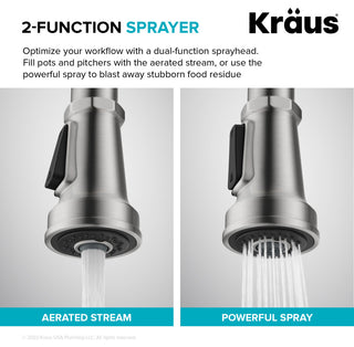 Sellette Pull-Down Kitchen Faucet, Spot Free Antique Champagne Bronze