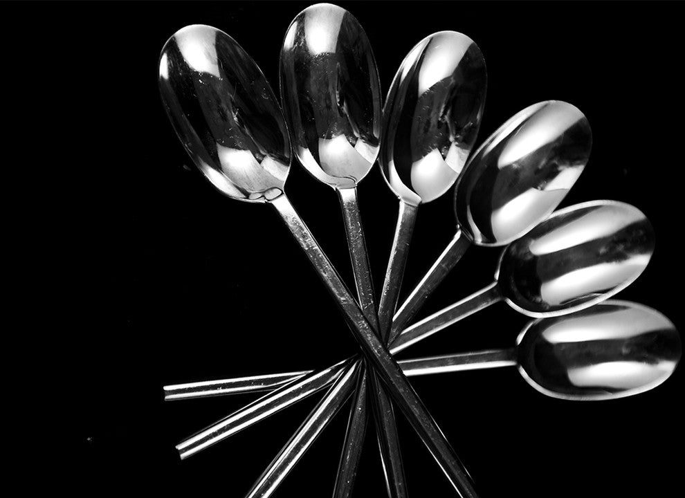 "Silver Spoon" Wood, 32"x44"