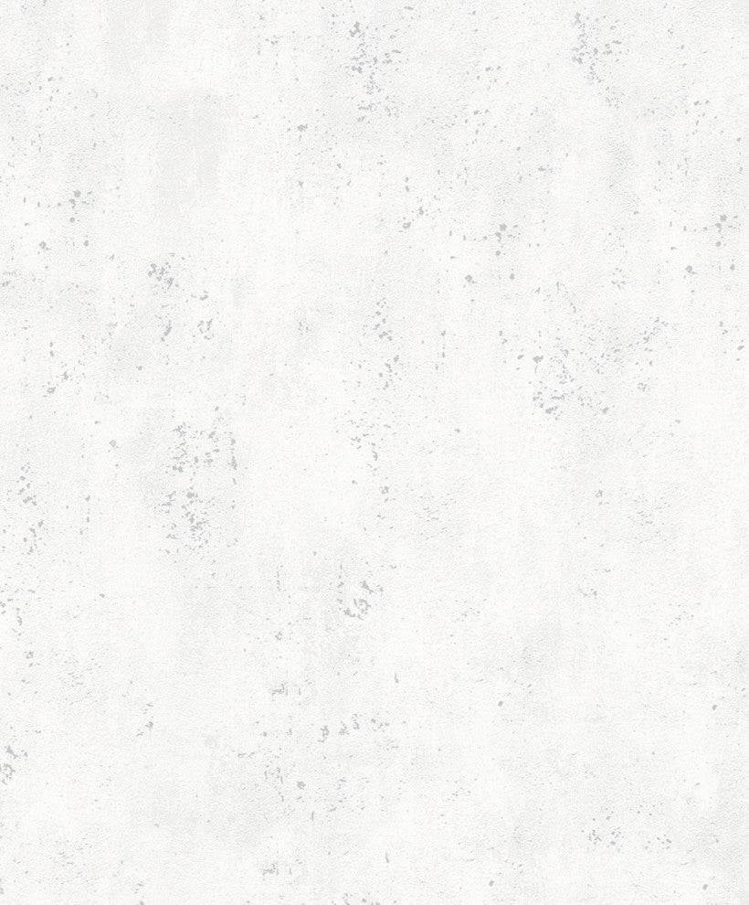 Concrete Textured Wallpaper, Concrete Beton, 32612, White Gray Silver, Sample