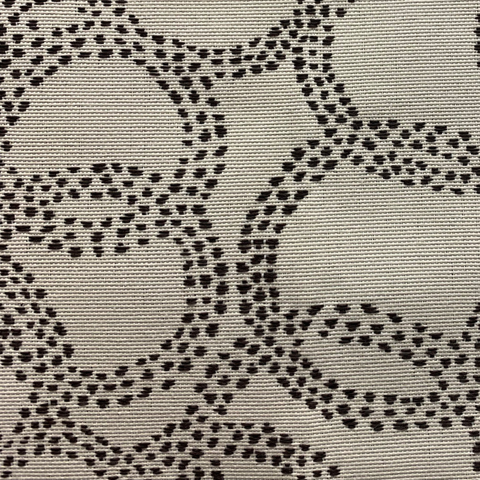 Plutus Orbit Rain Charcoal Scales Luxury Outdoor/Indoor Throw Pillow, 22"x22"