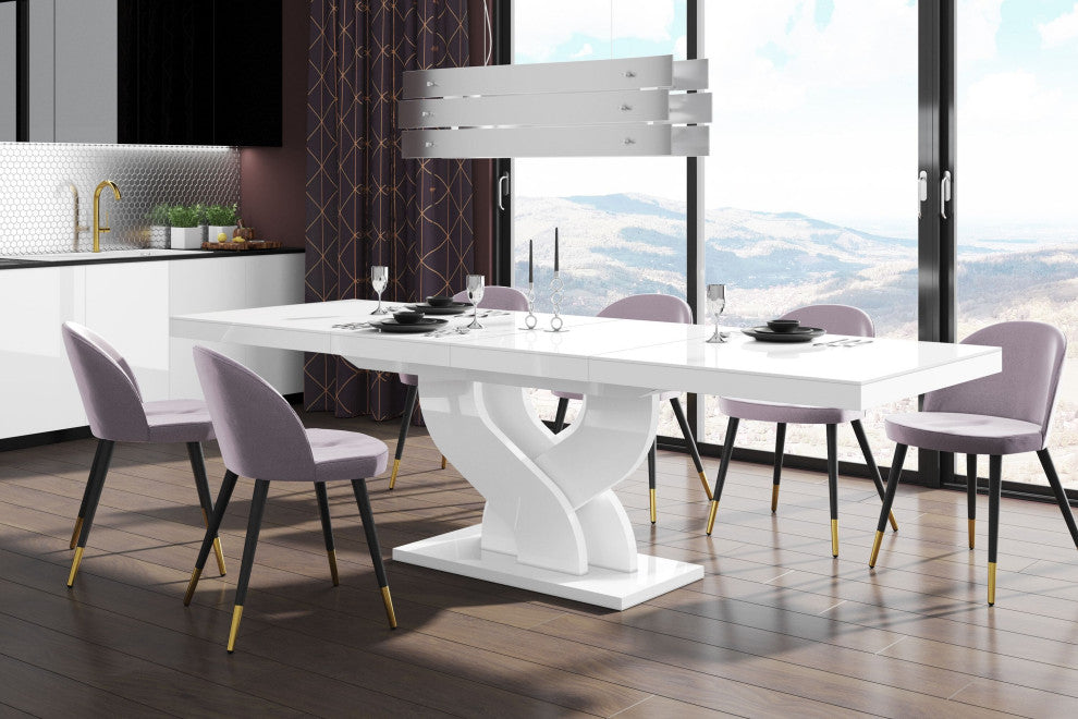 BELLE Dining Table, White