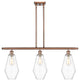Innovations 516-3I-AC-G652-7 3-Light Island Light, Antique Copper