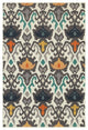 Oriental Weavers Hampton Ivory/Multi Abstract Indoor/Outdoor Rug 5'3"X7'6"
