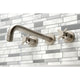 KS8058DX Wall Mount Tub Faucet, Brushed Nickel