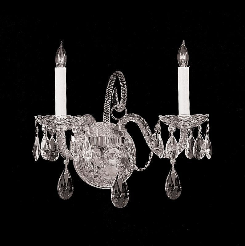 Crystorama Traditional Crystal 2-Light Sconce