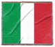 "Italy Flag" Woven Blanket 60"x50"
