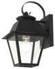 Black Classic, Colonial, Historical, Timeless Outdoor Wall Lantern