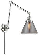 Cone Swing Arm With Switch, Polished Chrome, Plated Smoke, Plated Smoke