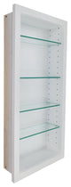Durham Recessed White Niche 29.5"h x 15.5"w x 3.5"d