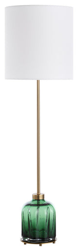 Uttermost Lois Green Glass Buffet Lamp