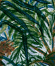 Palms, Floral Print Napkin, Blue, Set of 4
