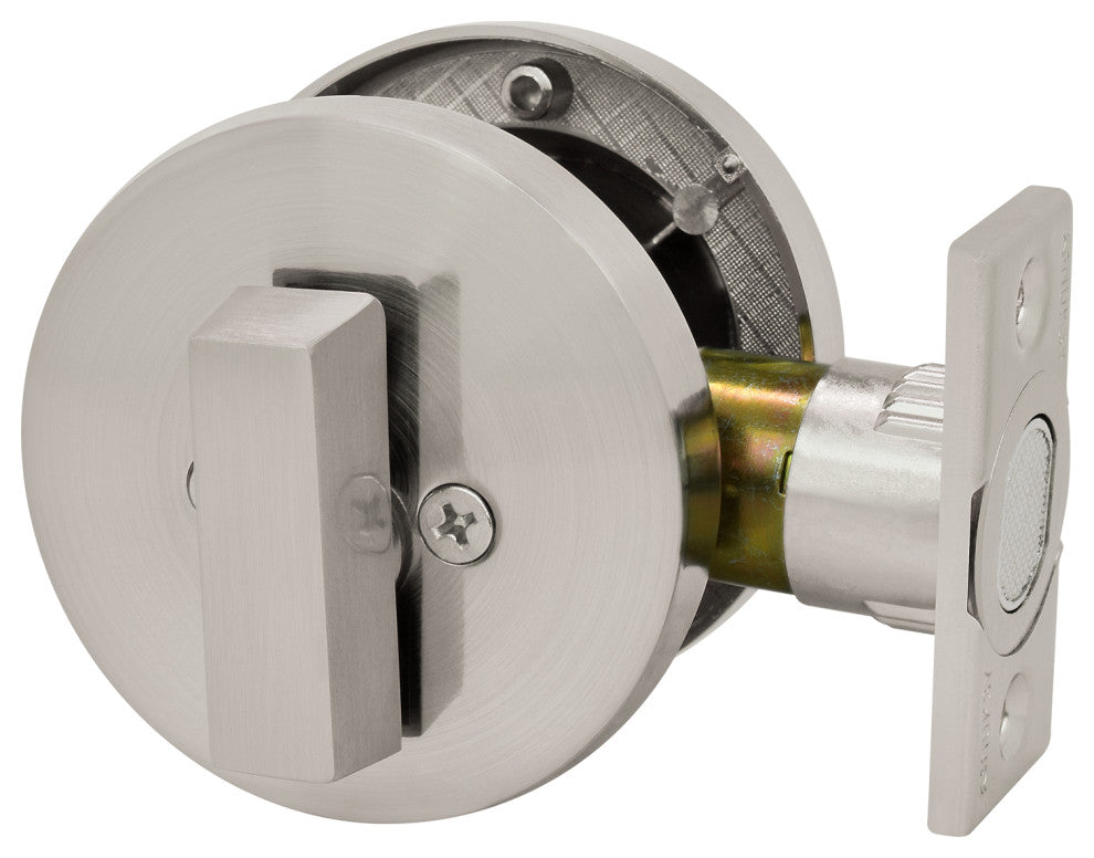 Nuk3y Thor Deadbolt, Satin Nickel, Single Cylinder