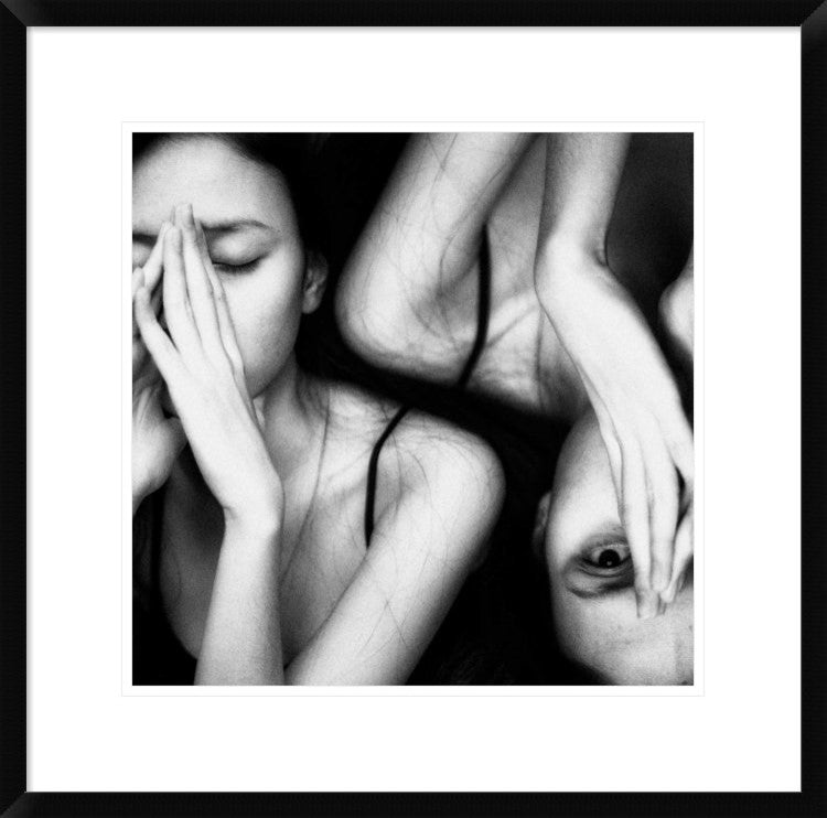 "Unsuited" Framed Digital Print by Hari Sulistiawan, 24x23"