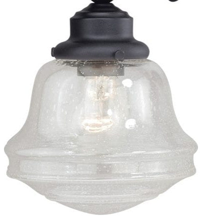 Huntley 3L Vanity Clear Glass Oil Rubbed Bronze