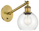 Innovations 317-1W-BB-G122-6-LED 1-Light Sconce, Brushed Brass