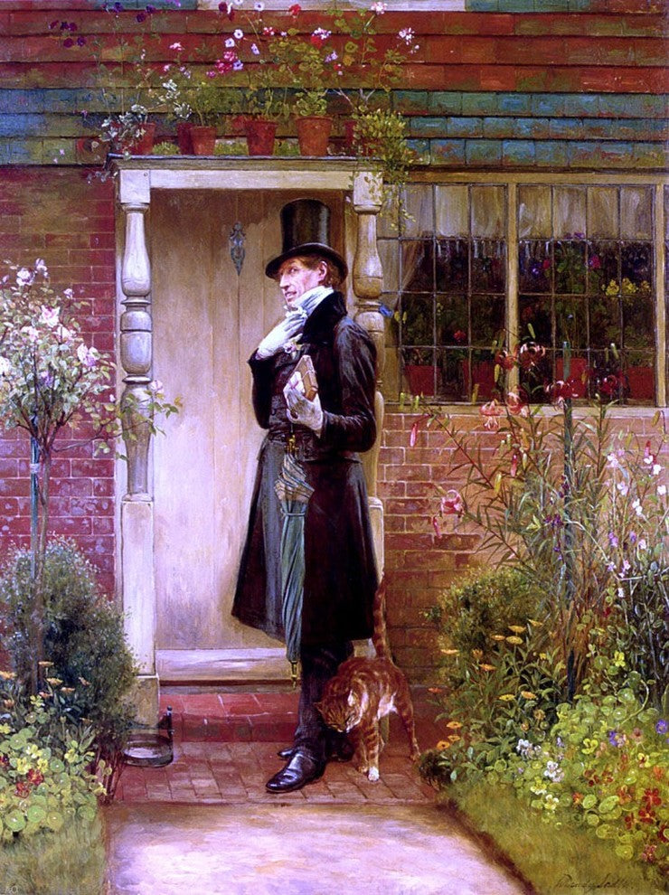 Walter Dendy Sadler The Suitor, 21"x28" Wall Decal