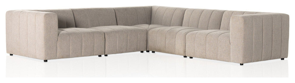 Langham 5pc Sectional-Napa Sandstone