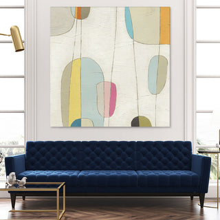 "Molecular Motion IV" Fine Art Giant Canvas Print, 54"x54"