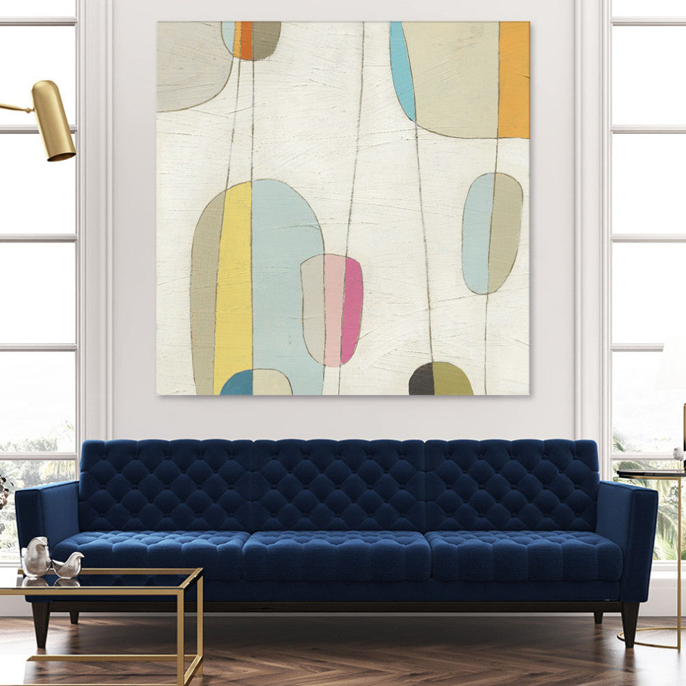 "Molecular Motion IV" Fine Art Giant Canvas Print, 54"x54"