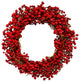 Serene Spaces Living Red Berries Wreath, Use for Valentines Day, 20" Diameter