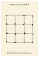 "The Match Trick - Two Perfect Squares" Paper Print by Retromagic, 26"x38"