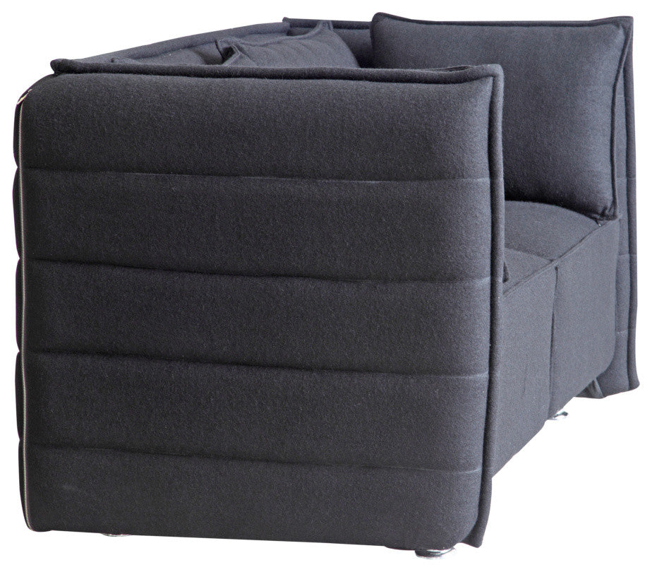 Modern Classics Sofata Loveseat, Black