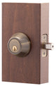 Single Cylinder Deadbolt, Antique Brass