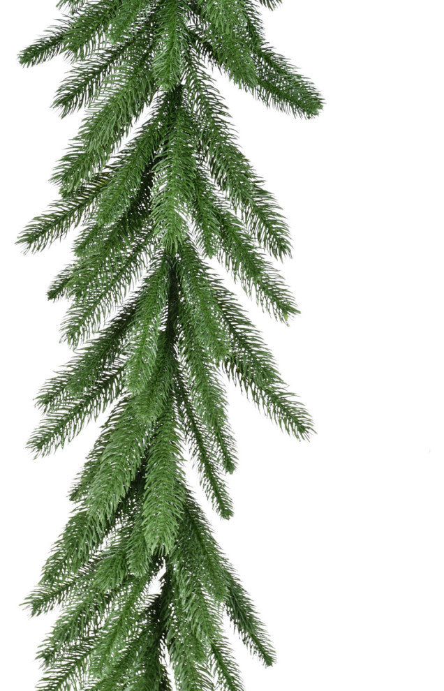 9-Ft. Green Fir Garland, No Lights