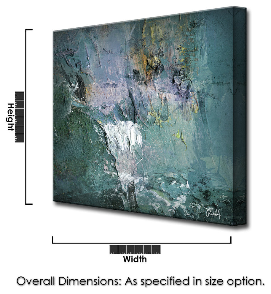Ready2HangArt ''ABS XI'' Abstract Canvas Wall Art, 12"x12"