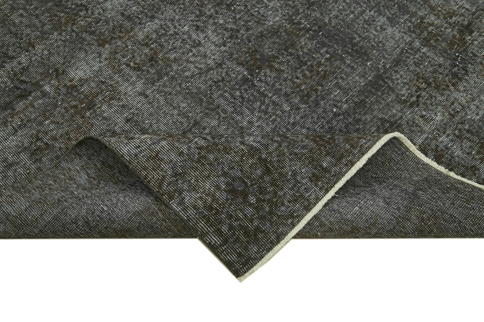 Rug N Carpet - Hand-knotted Turkish 6' 5'' x 9' 10'' Decorative Overdyed Rug