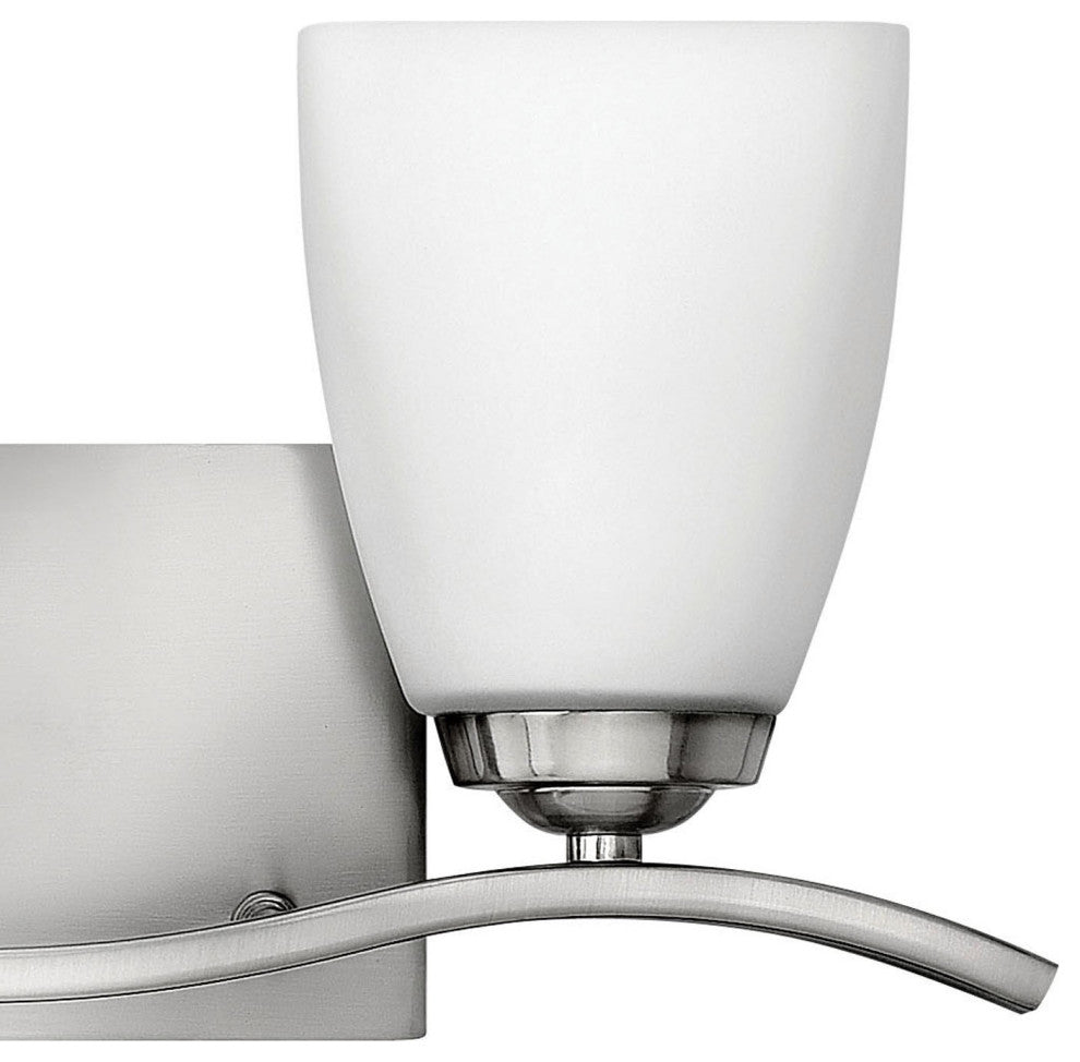Hinkley Josie Two Light Vanity, Brushed Nickel