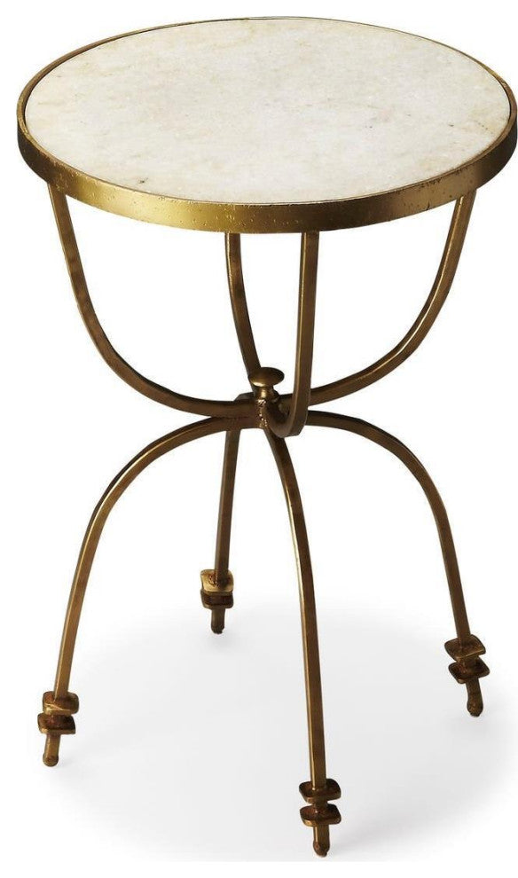 Butler Specialty Marble Round Side Table