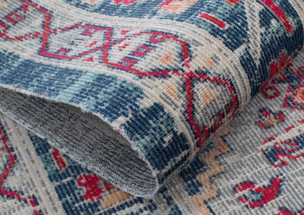 Noori Rug Low-Pile Jerald Green/Blue Rug