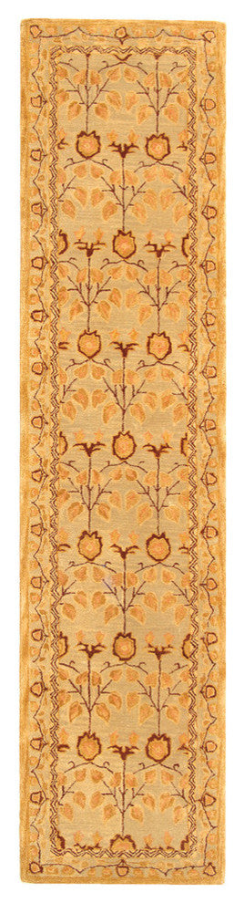 Safavieh Anatolia Collection AN542 Rug, Ivory/Gold, 2'3"x8'