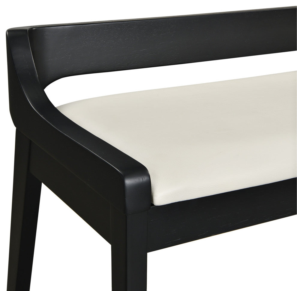 Rasmus Dining Bench, Black