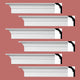 Cornice White Urethane  94" L  Waldorf Simple |