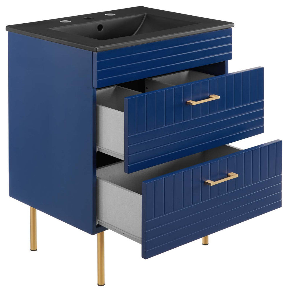 Daybreak 24" Bathroom Vanity, Blue Black