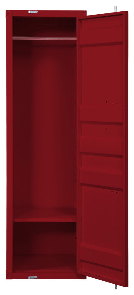 ACME Cargo Wardrobe With 1 Door, Red