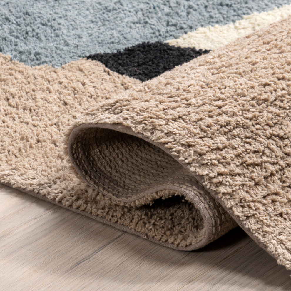 Nuloom Mosby Penguin Washable Kids Rug, Brown 4' x 6'