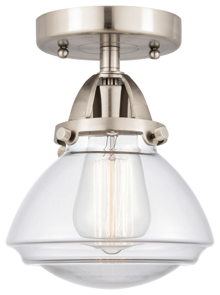 INNOVATIONS 288-1C-SN-G322-LED 1-Light Semi-Flush Mount Brushed Satin Nickel