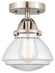 INNOVATIONS 288-1C-SN-G322-LED 1-Light Semi-Flush Mount Brushed Satin Nickel